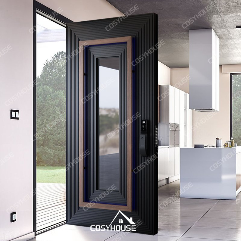 Insulated Aluminum Pivot Entry Door for Energy Efficiency