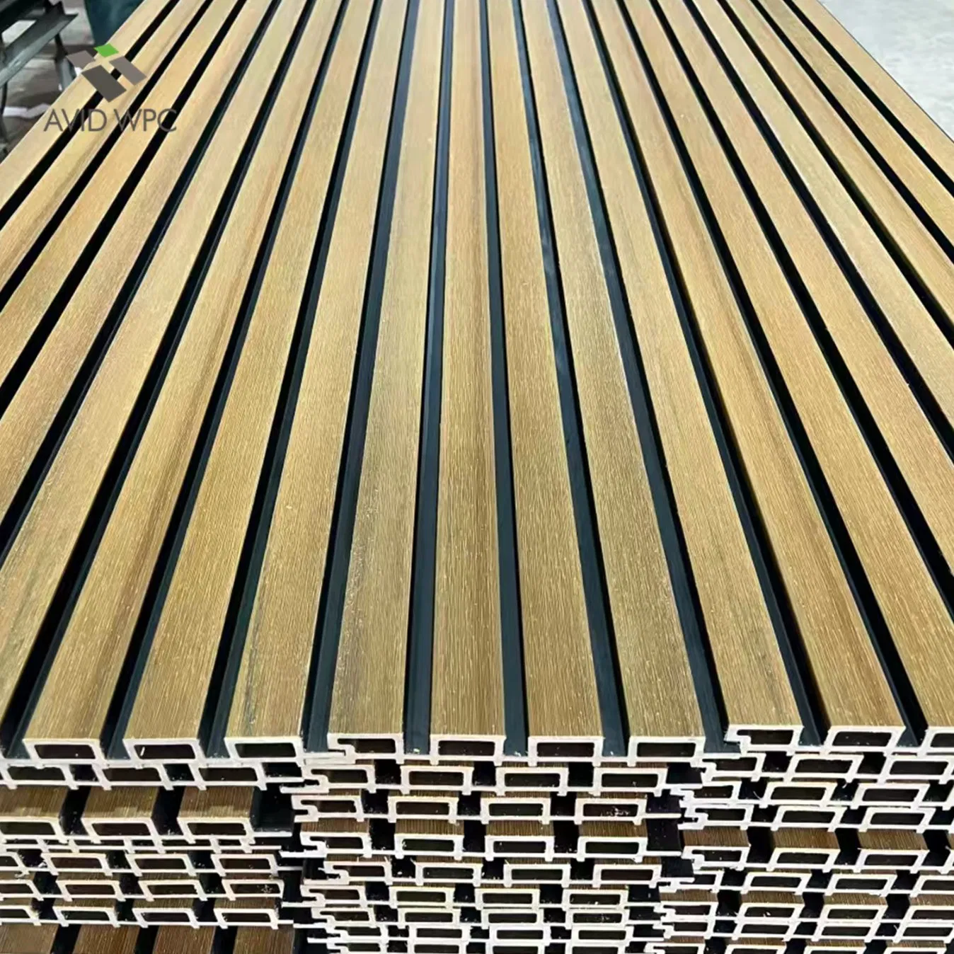 Exterior Wall Cladding Capped WPC for Modern Commercial Building Facades