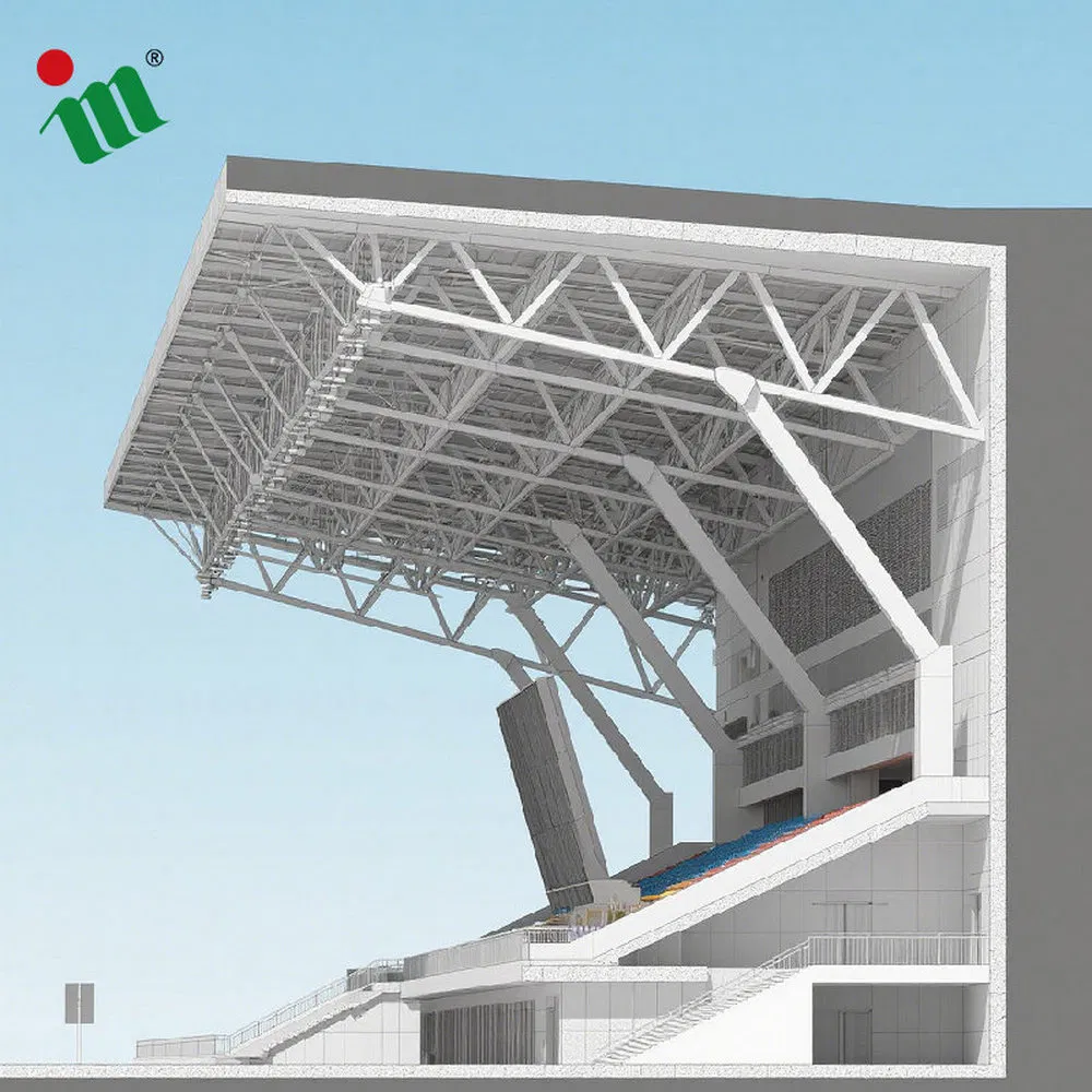 Anti Corrosion Coating Q355b S275jr Q235B Gymnasium Prefab Steel Structure Building