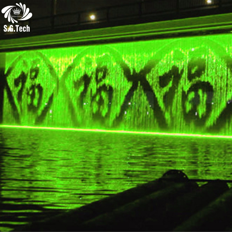 Water Crown Fashion Automatic Water Curtain Custom Stainless Steel Design