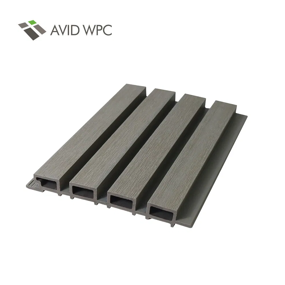 Exterior Wall Cladding Capped WPC for Modern Commercial Building Facades