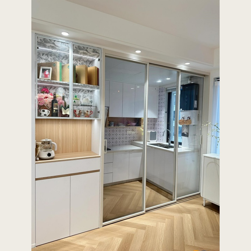 Aluminum Sliding Door with Thermal Insulation for Energy Efficiency Premium Aluminum Glass Door