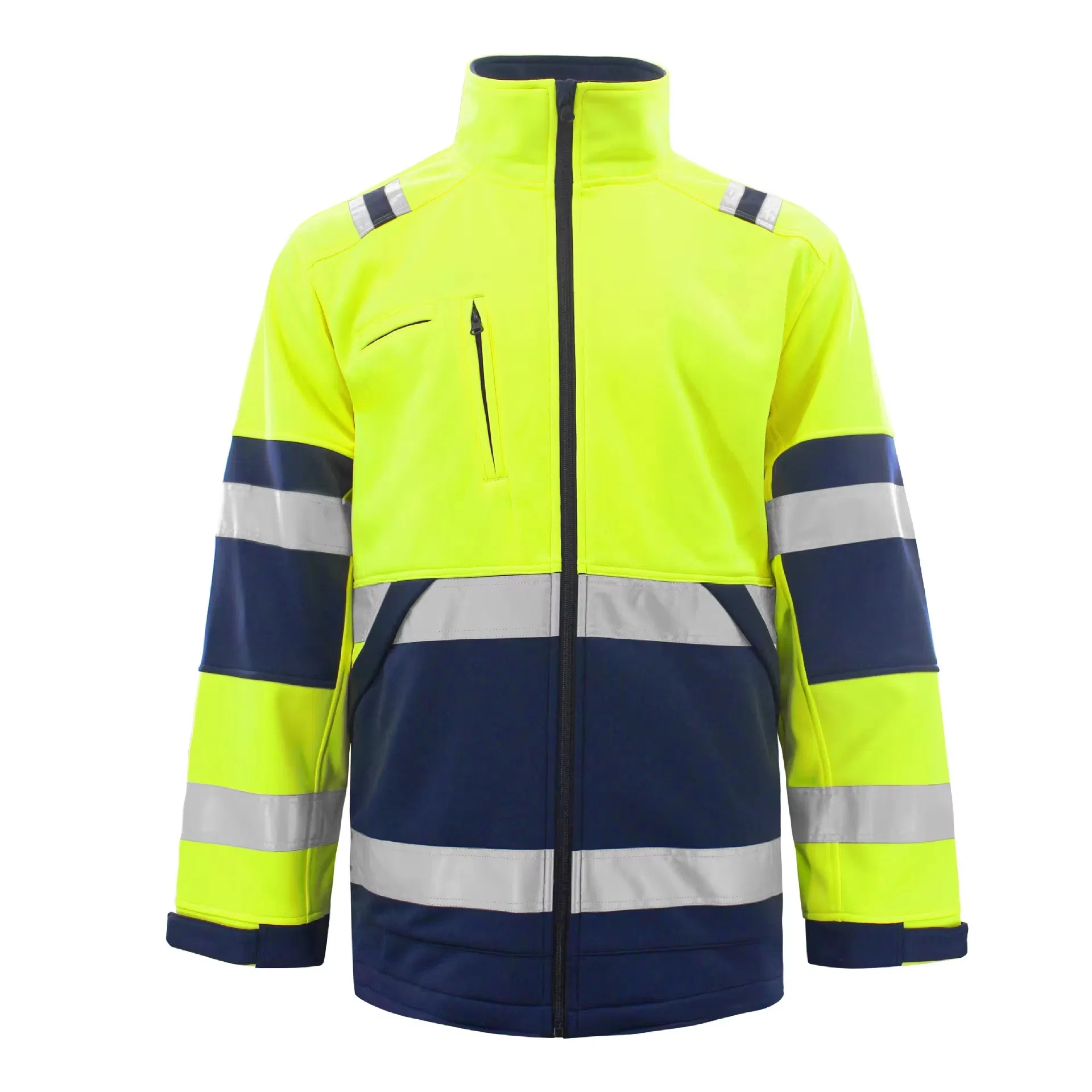 Customized Class 2 High Visibility Workwear Reflective Safety Jacket