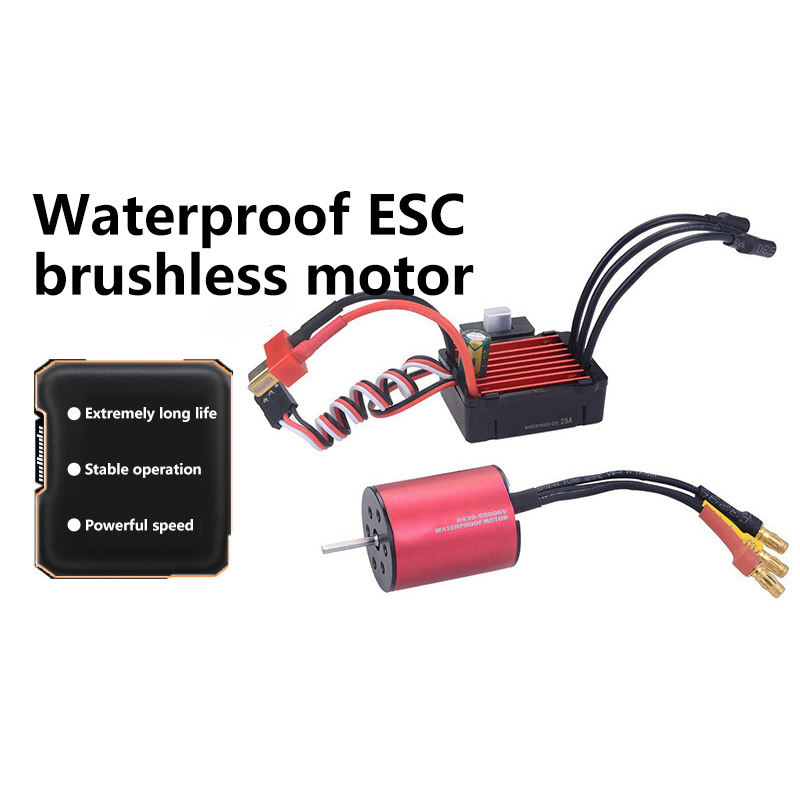 2430 Waterproof ESC Brushless Motor Speed Controller Kit for RC Model Cars/Boat