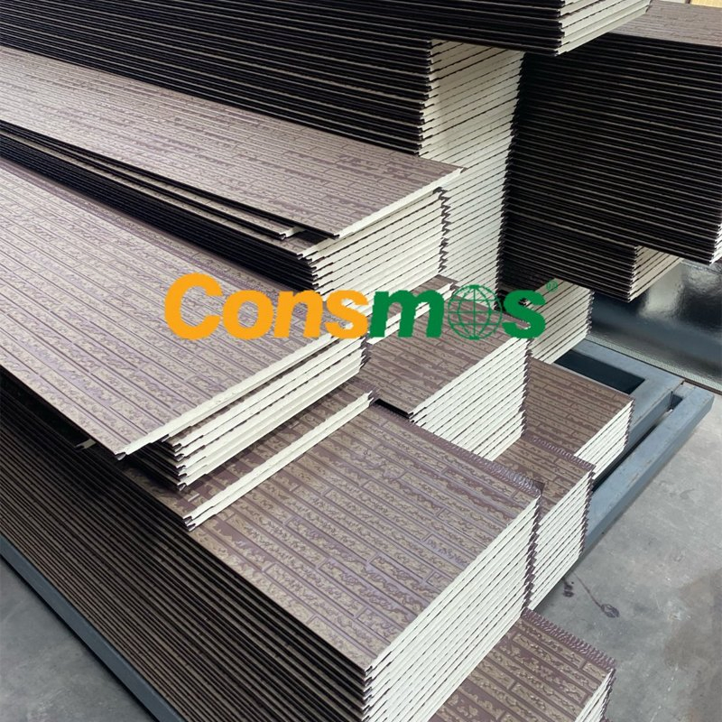 Eco-Friendly Lightweight Fireproof Waterproof Industrial Building Concrete Wall Decorative Material Exterior Sandwich Panel