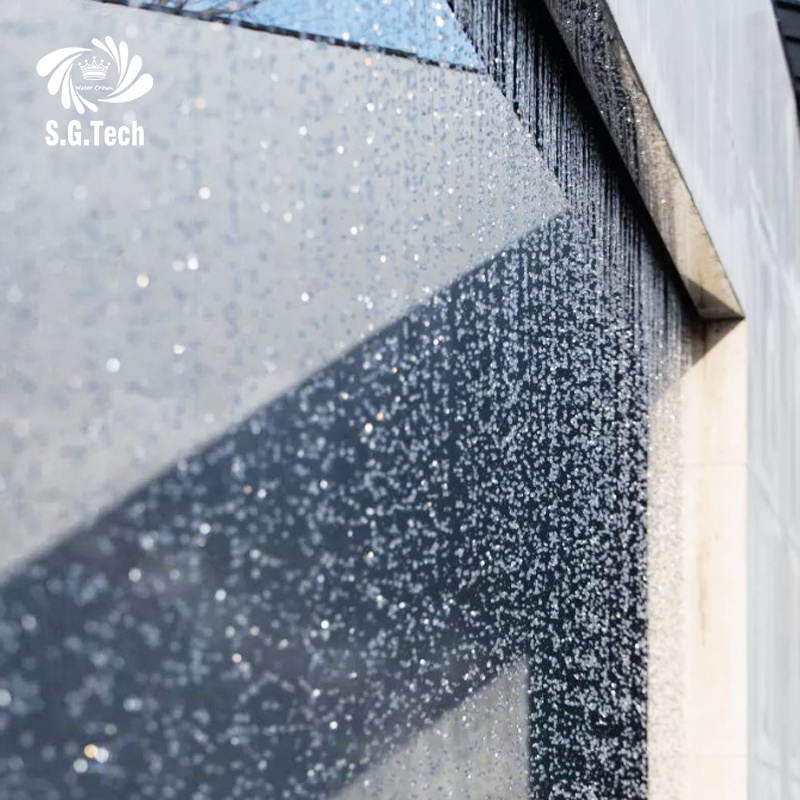 Artistic Stainless Steel Water Curtain-Modular Design of Residential/Commercial Water Wall