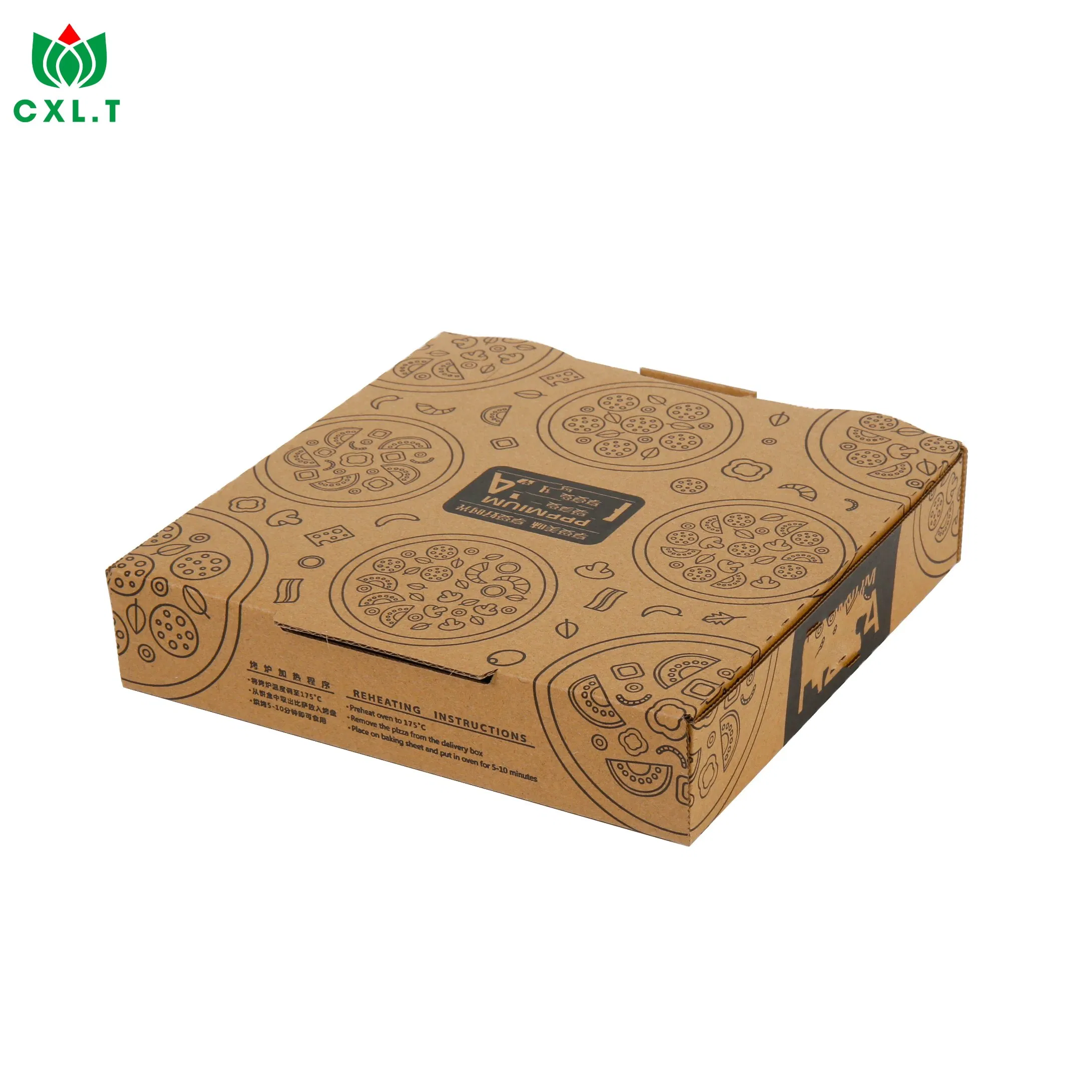 New Custom Design Corrugated Board Biodegradable Eco Friendly Paper Gift Food Packaging Box