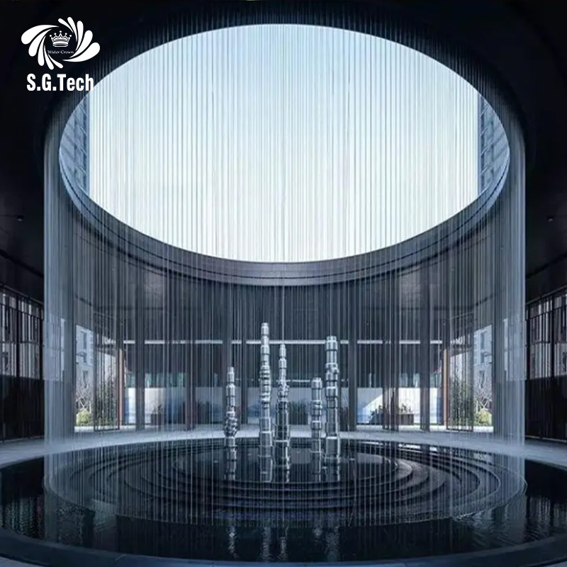 Water Crown Modern Design for Event Party Decoration String Water Curtain