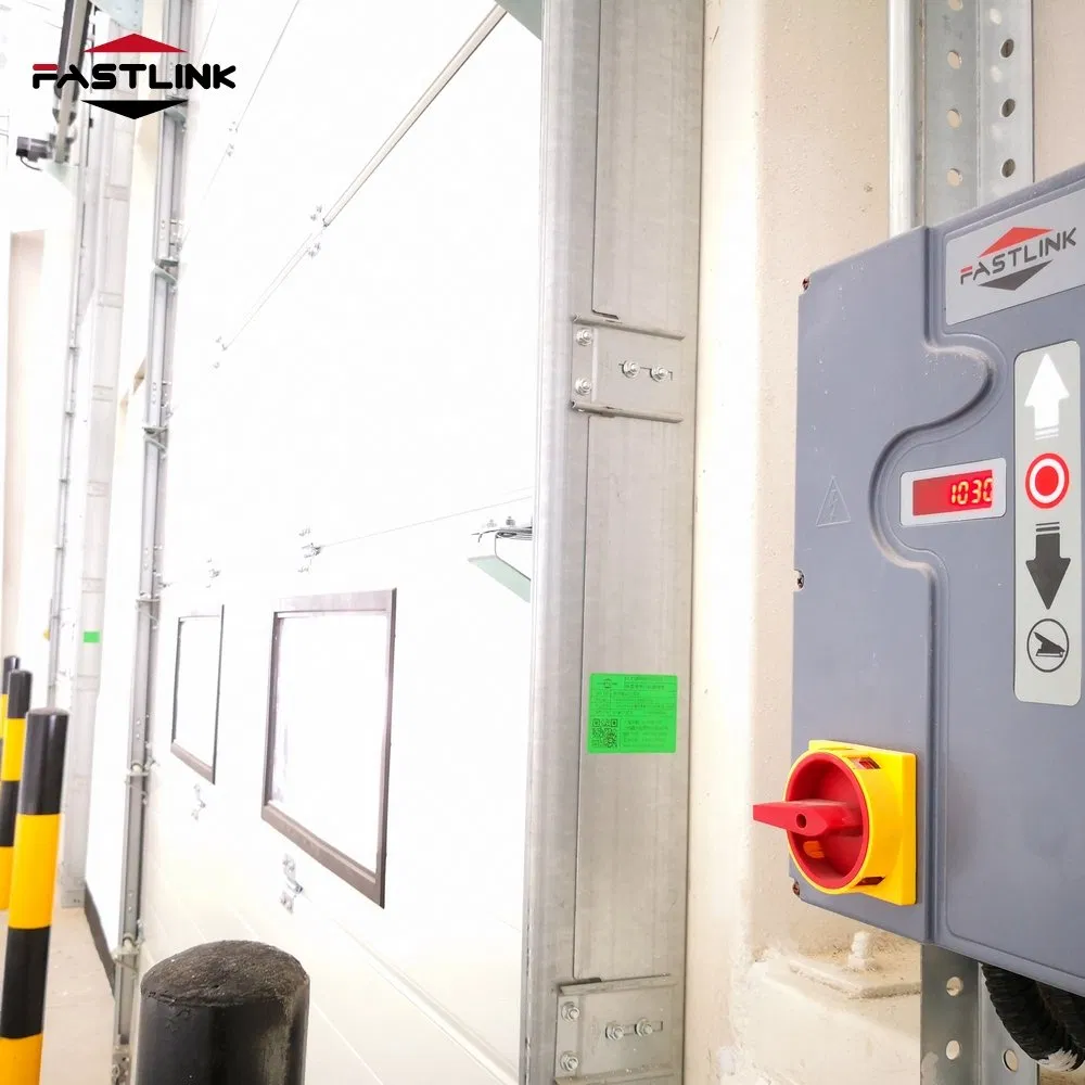 Fastlink Premium Energy Saving Industrial PU High Efficiency Automatic Sliding Alloy Insulation Sectional Doors