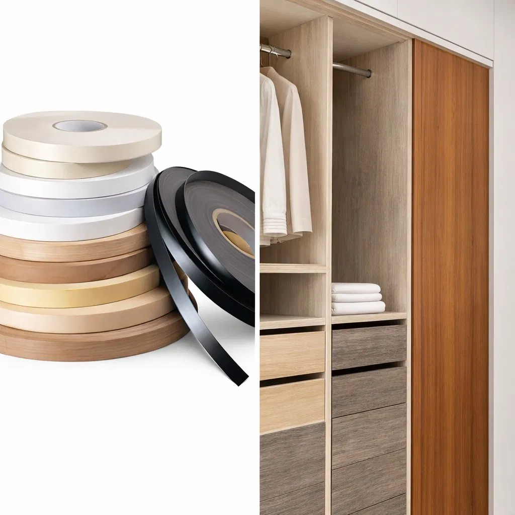Global Customization PVC Edge Banding Water Resistant Furniture Edge Banding for MDF