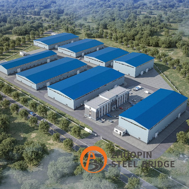 Compliant with Building Codes Economic Steel Buildings / Industrial Steel Workshop