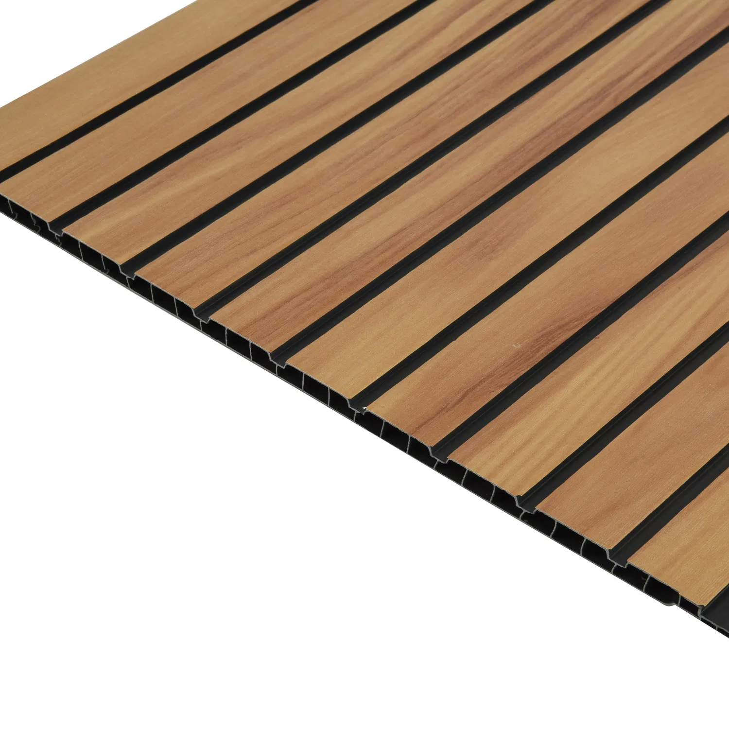 Cost-Effective Home Decoration Quick-Install Waterproof Wood Grain PVC Ceiling Panels