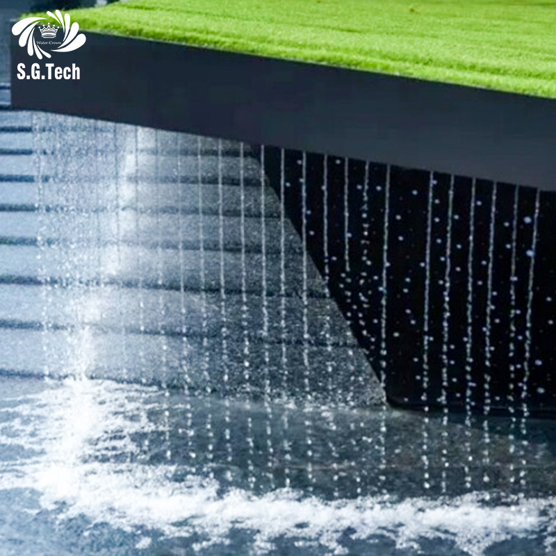 Water Crown Custom Design for Shopping Malls and Events Water Curtain