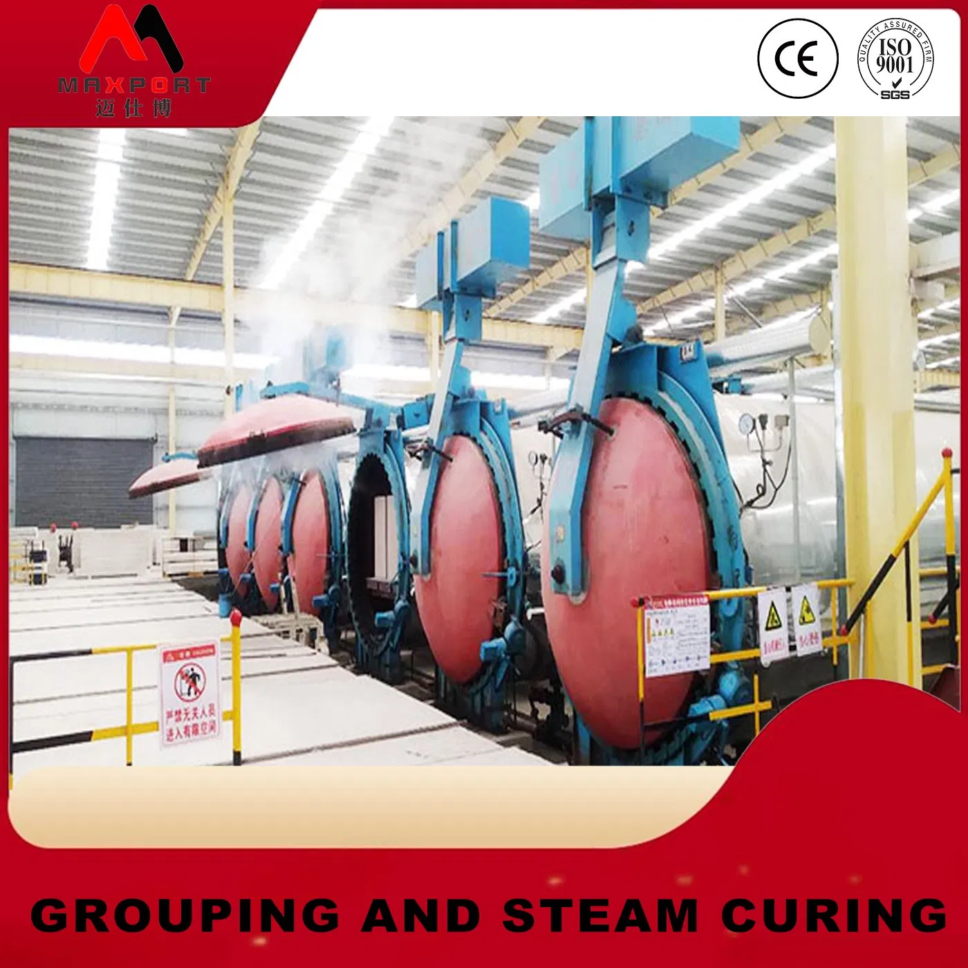 Sound Insulation Output 100000m3 AAC/Aerated Concrete Block Plant