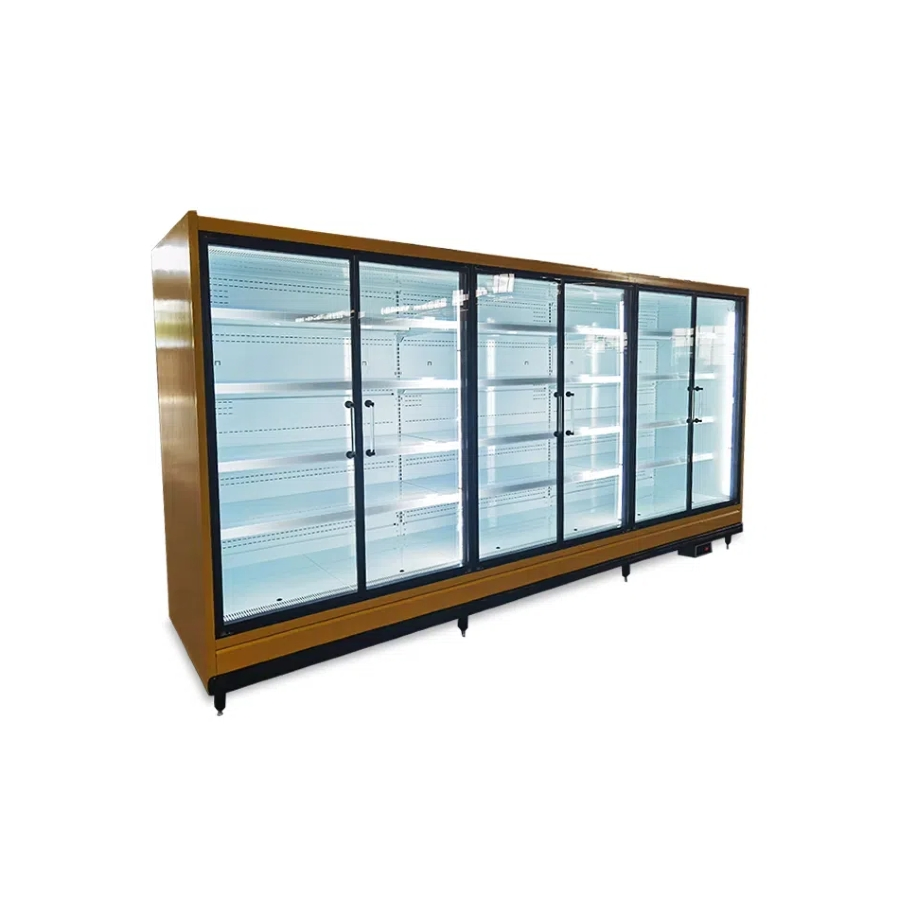 Frost Free Three Layer Air Curtain Cabinet Reduces Maintenance