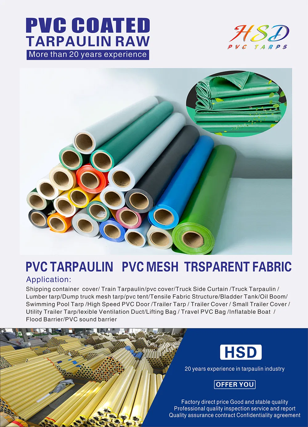PVC Coated Tarpaulin