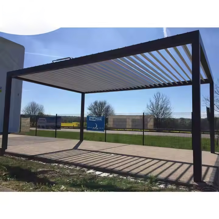 Electric Outdoor Motorized Waterproof Aluminium Pergola Manufacturers