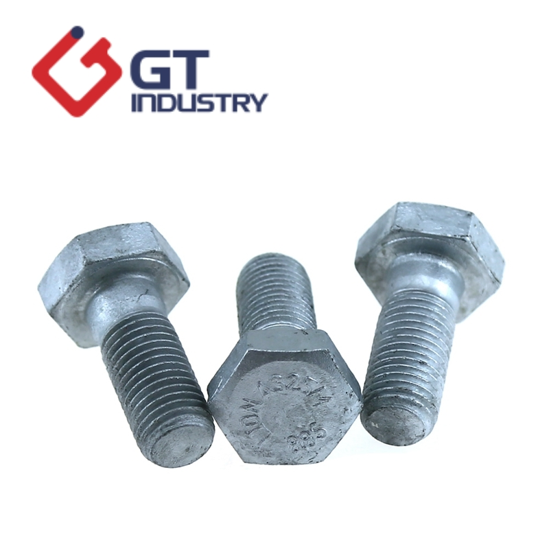 ASTM A325m Heavy Hex Bolt 8.8 Grade Hot DIP Galvanized M12 M16 M18 Weather Resistant Carbon Steel Hex Bolts for Heavy Duty Structural Connections