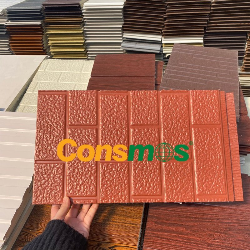 Eco-Friendly Lightweight Fireproof Waterproof Industrial Building Concrete Wall Decorative Material Exterior Sandwich Panel