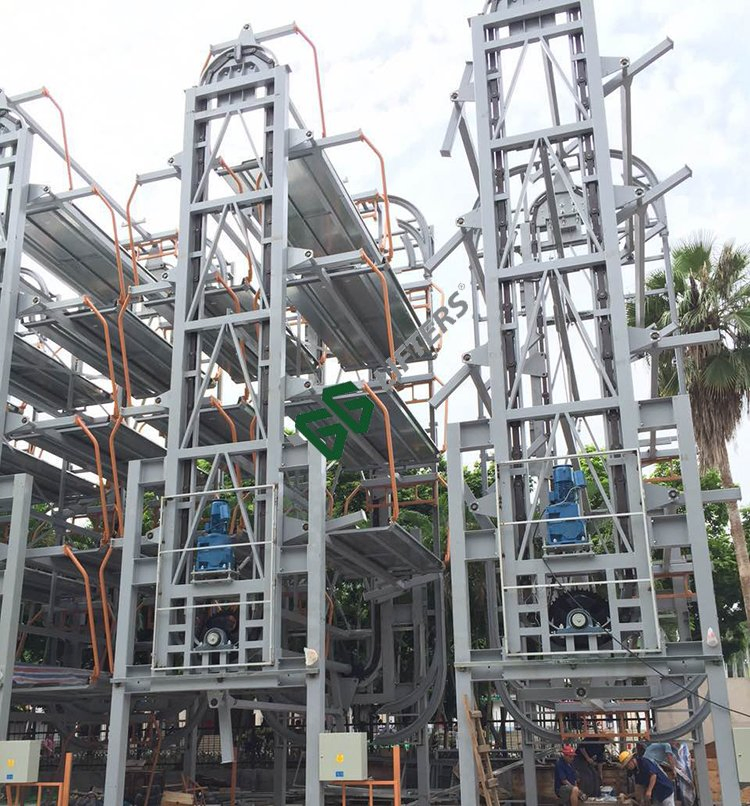 car rotated system smart 10/12 vehicles rotated parking car storages lift system &nbsp;rotary car parking equipment