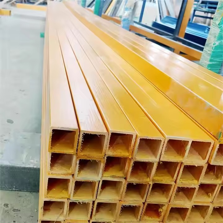 Heat Resistant Fiberglass Square Tubing High Temperature - Tolerant Structure Refineries Boiler Rooms Maintenance