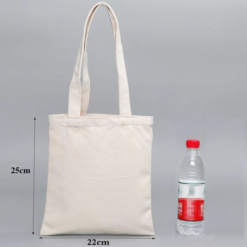 Hot Sale Reusable Blank Cotton Tote Bag Custom Logo Fashion Eco Friendly Organic Cloth Packaging Canvas Shopping Tote Bag