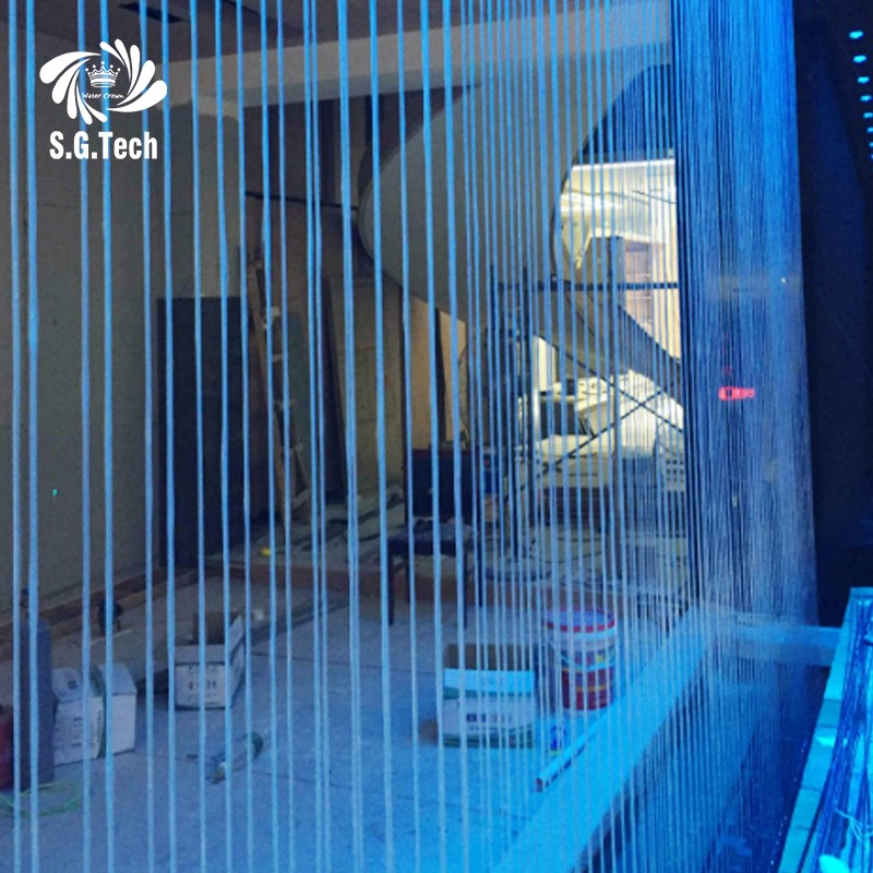 Water Crown Modern Design for Hotel Decoration Stylish String Rain Curtain