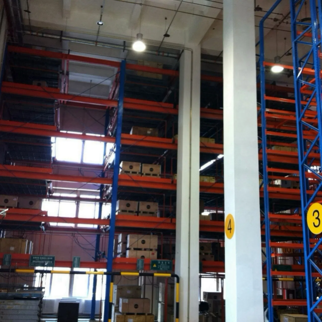 7 11levels Puzzle Parking System with Anti Slip Platforms for Rainy Area Parking Garages