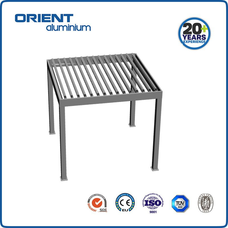 New Design Outdoor Furniture Aluminum Gazebo Sun Proof Pergola