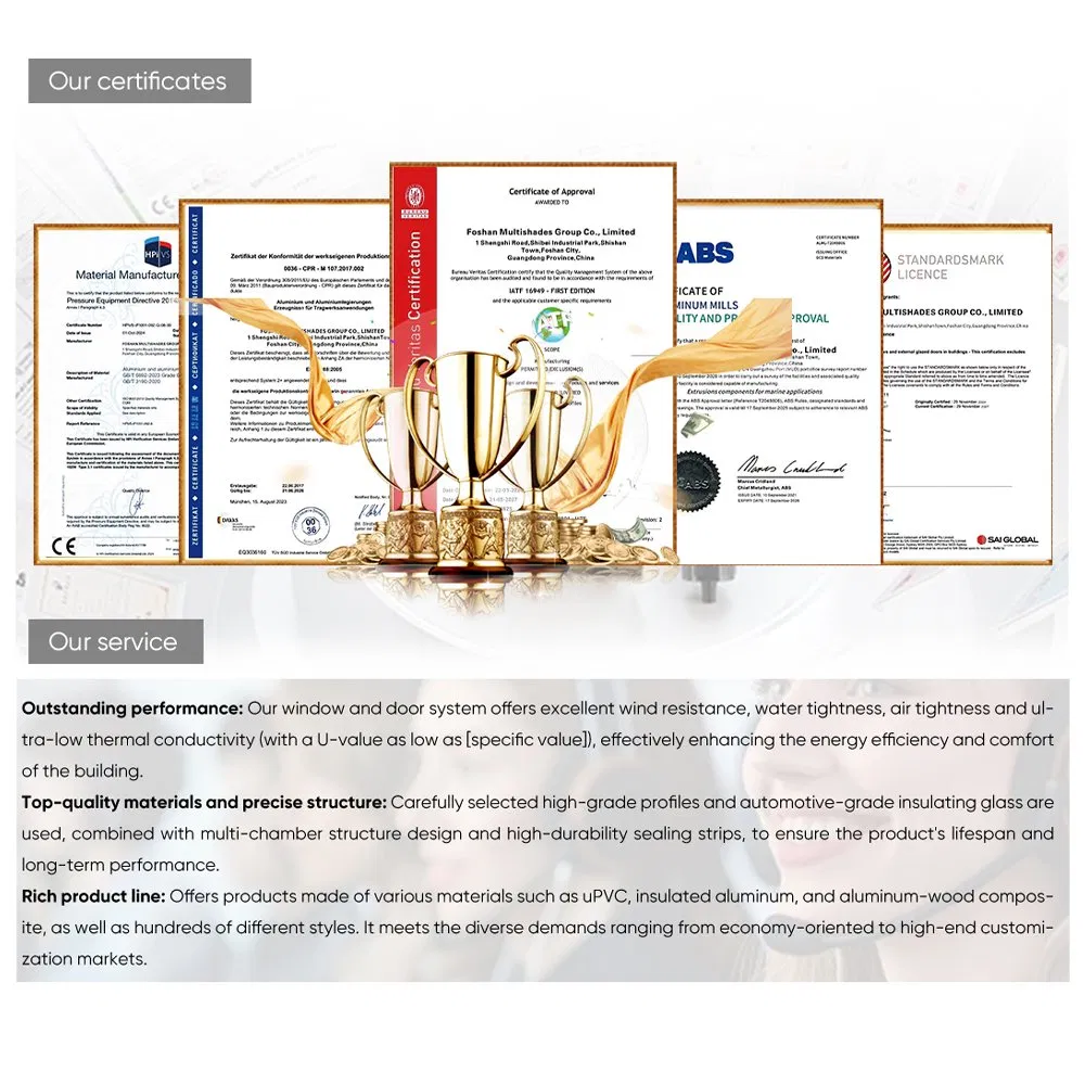 Aluminum Awning Window Strong Frame for Luxury High Rise Building Facade