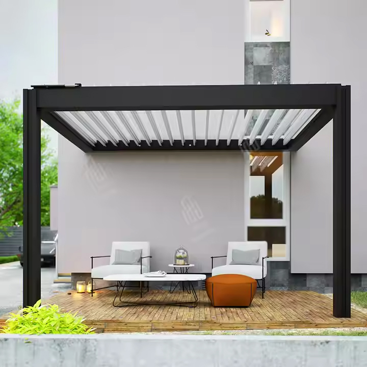 Electric Outdoor Motorized Waterproof Aluminium Pergola Manufacturers