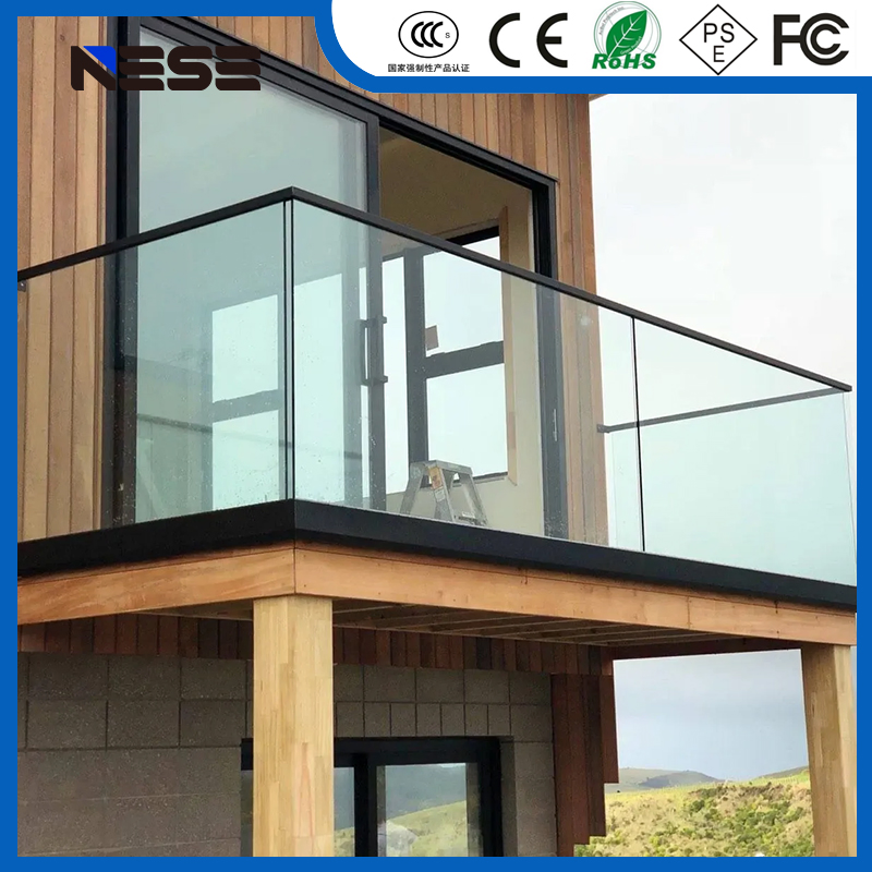 Architectural Frameless Glass Railing System for Residential and Commercial Use