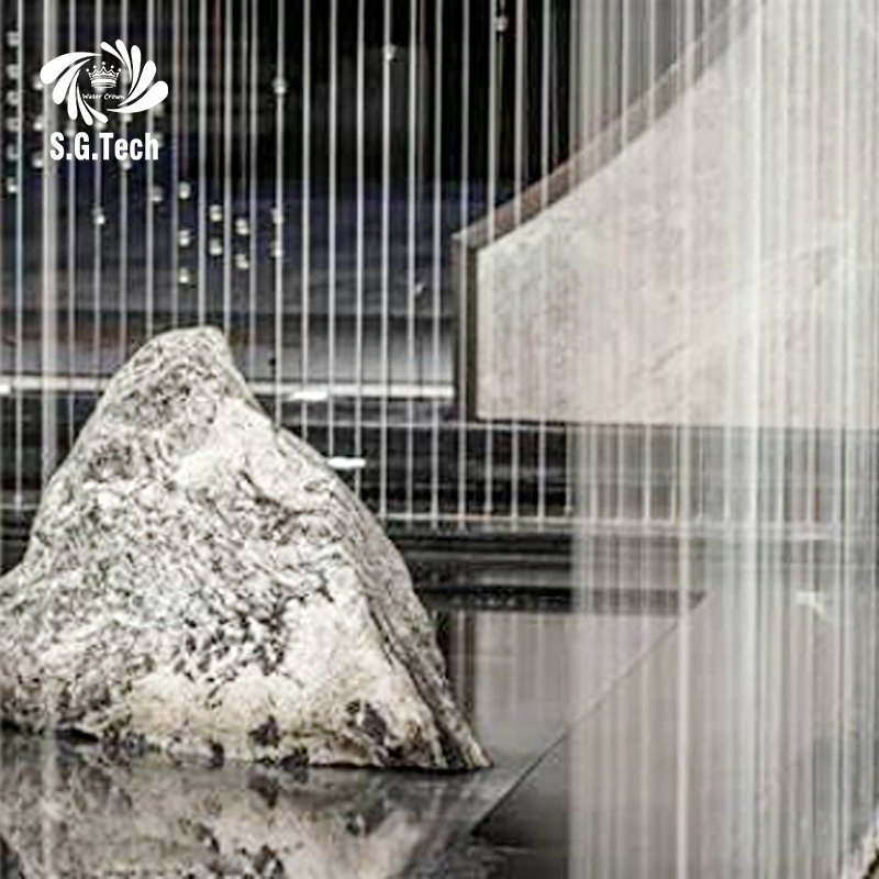 Water Crown Stylish Modular Design for Interior Spaces Rain Water Curtain