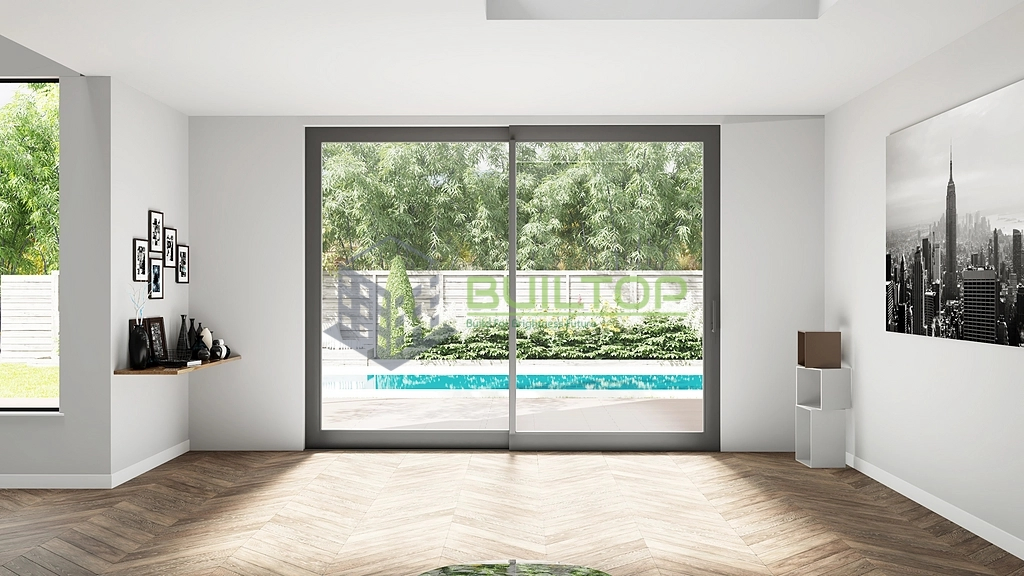 Premium Soundproof Panoramic Sliding Glass Doors for Energy Efficiency