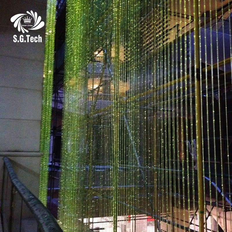 Water Crown Modern Design for Hotel Decoration Stylish String Rain Curtain