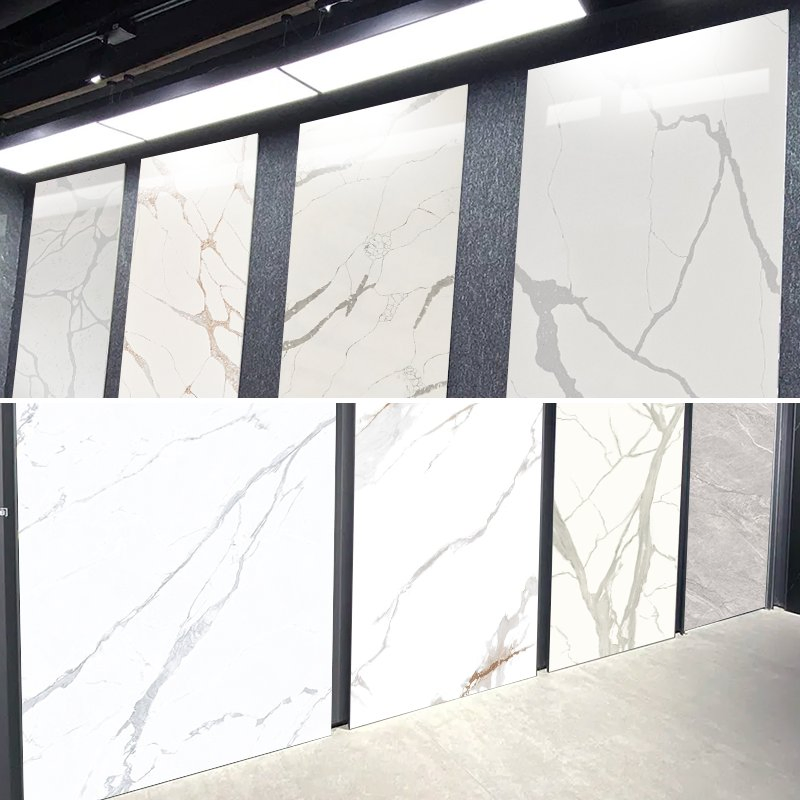 High Quality Luster Porcelain Slabs Glamorous Interior Flooring Wall Tiles Building Sleeks