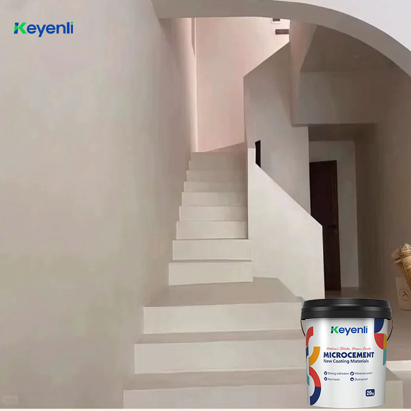 Keyenli New Arrival Easy Maintenance Waterproof Micro Cement Floor Micro Cement Table