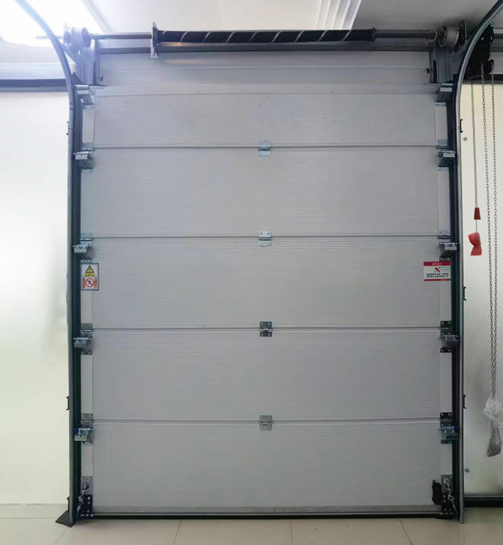 Electric Aluminum Alloy Sliding Roller Shutter Mechanical Industrial Insulated Overhead Sectional Door for Energy Efficiency