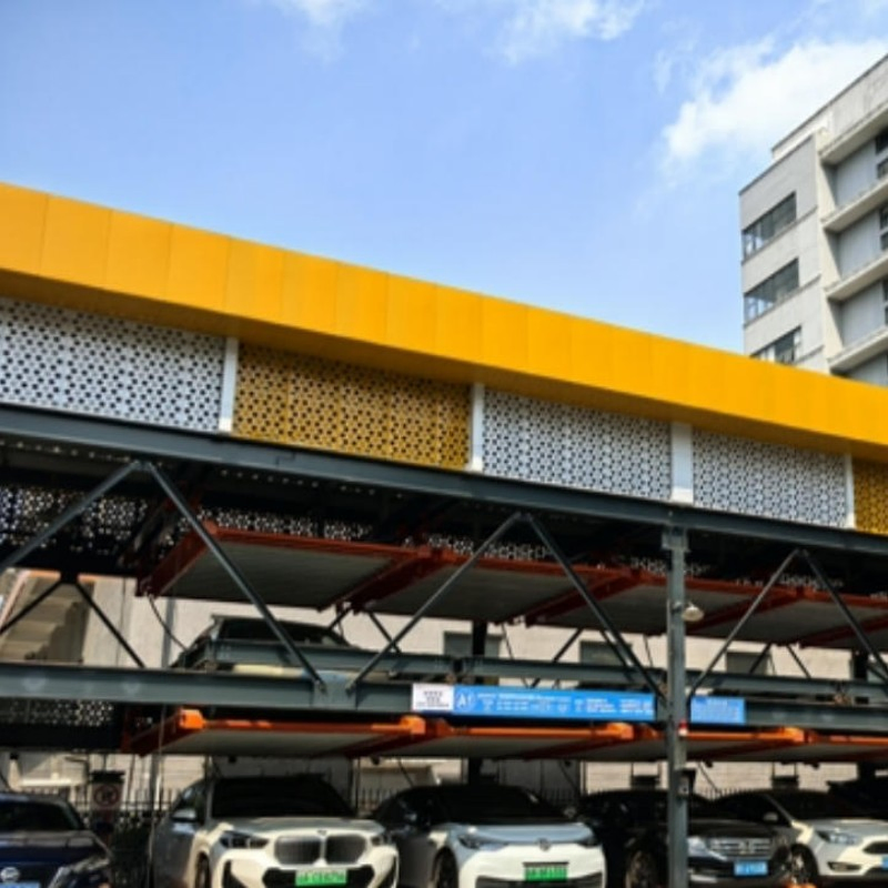 Mechanized Parking Multiple Floor Parking Garage 6 Floor Mechanical Puzzle Parking System