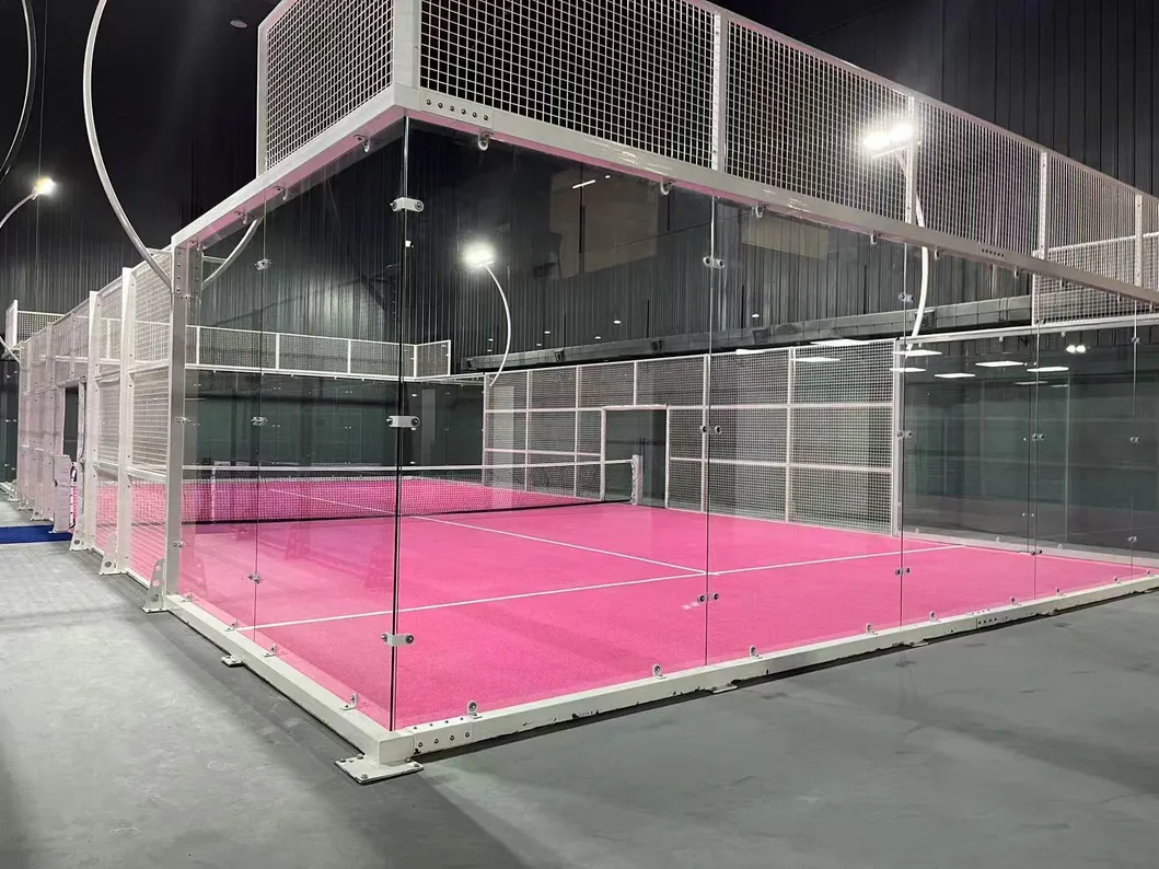 Panoramic Padel Court Overview