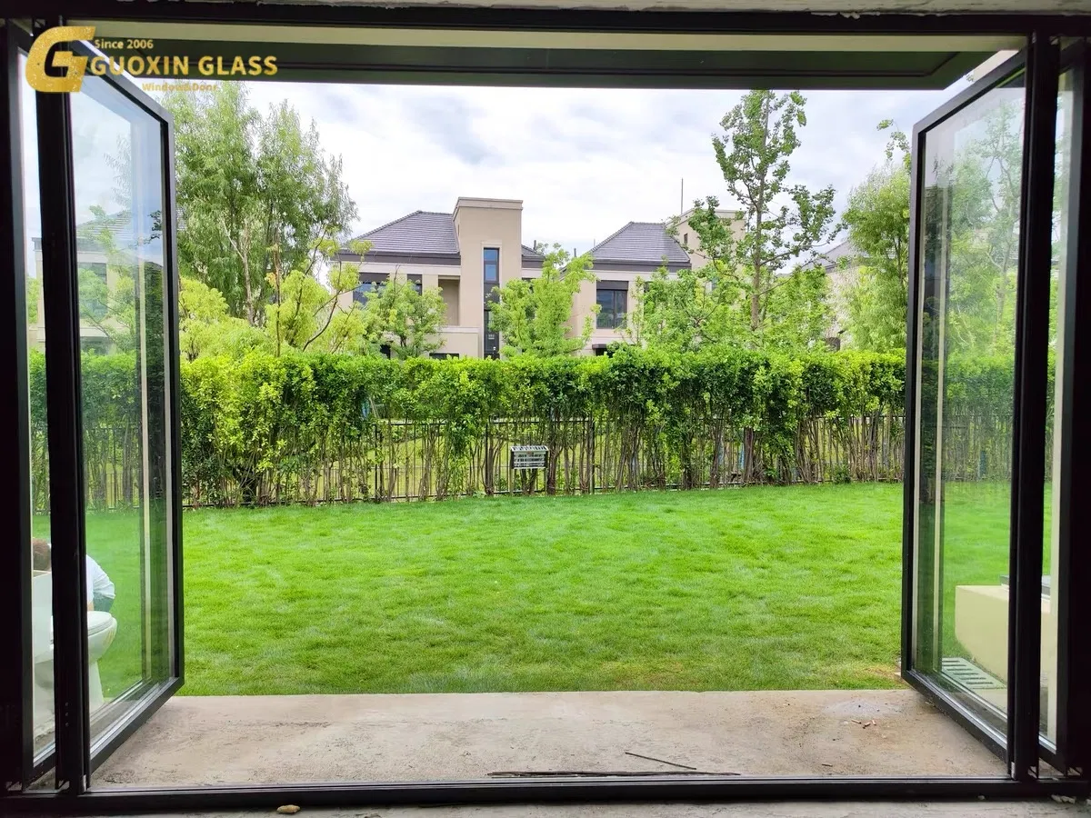 Double Glazed Aluminium Folding Door for Energy Efficiency