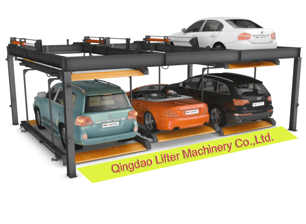 Automated Smart Vertical-Horizontal Car Puzzle Parking System for Mechanical Vehicle Garage Platform