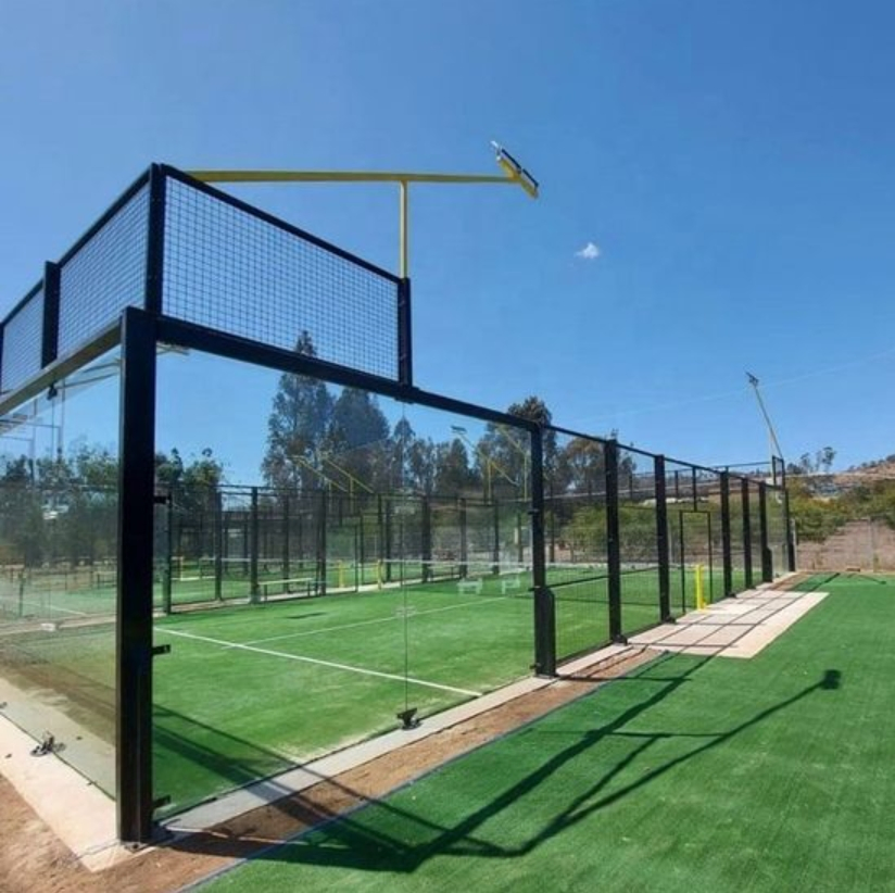 2025 Hot Selling Panoramic Padel Court Canchas De Padel Cost-Effective Outdoor Paddle Tennis Court