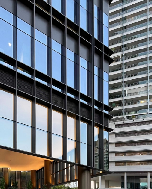 Materials, Glass Curtain Wall, Full Glass/Exposed Framed/Hidden Frame/Semi-Hidden Frame/Unit/Block Type/Component Type /Point Fixing/Frame Type Favourable Price