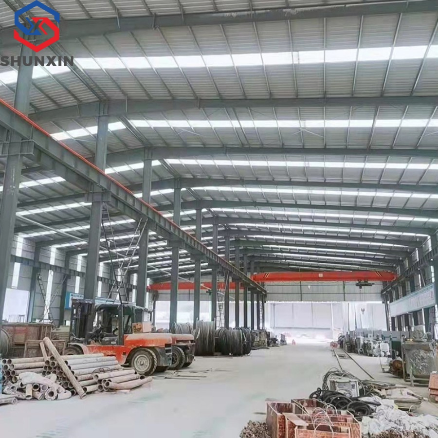 Prefab HDG Steel Frame Warehouse Workshop Steel Structure Building Shed