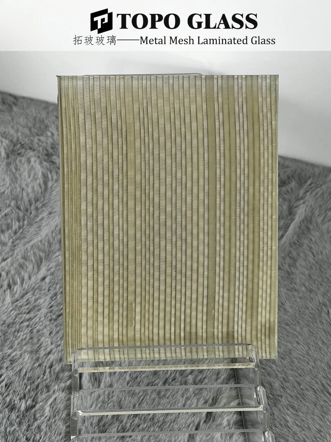 Decorative Metal Mesh Laminated Glass for Architectural &amp; Interior Applications
