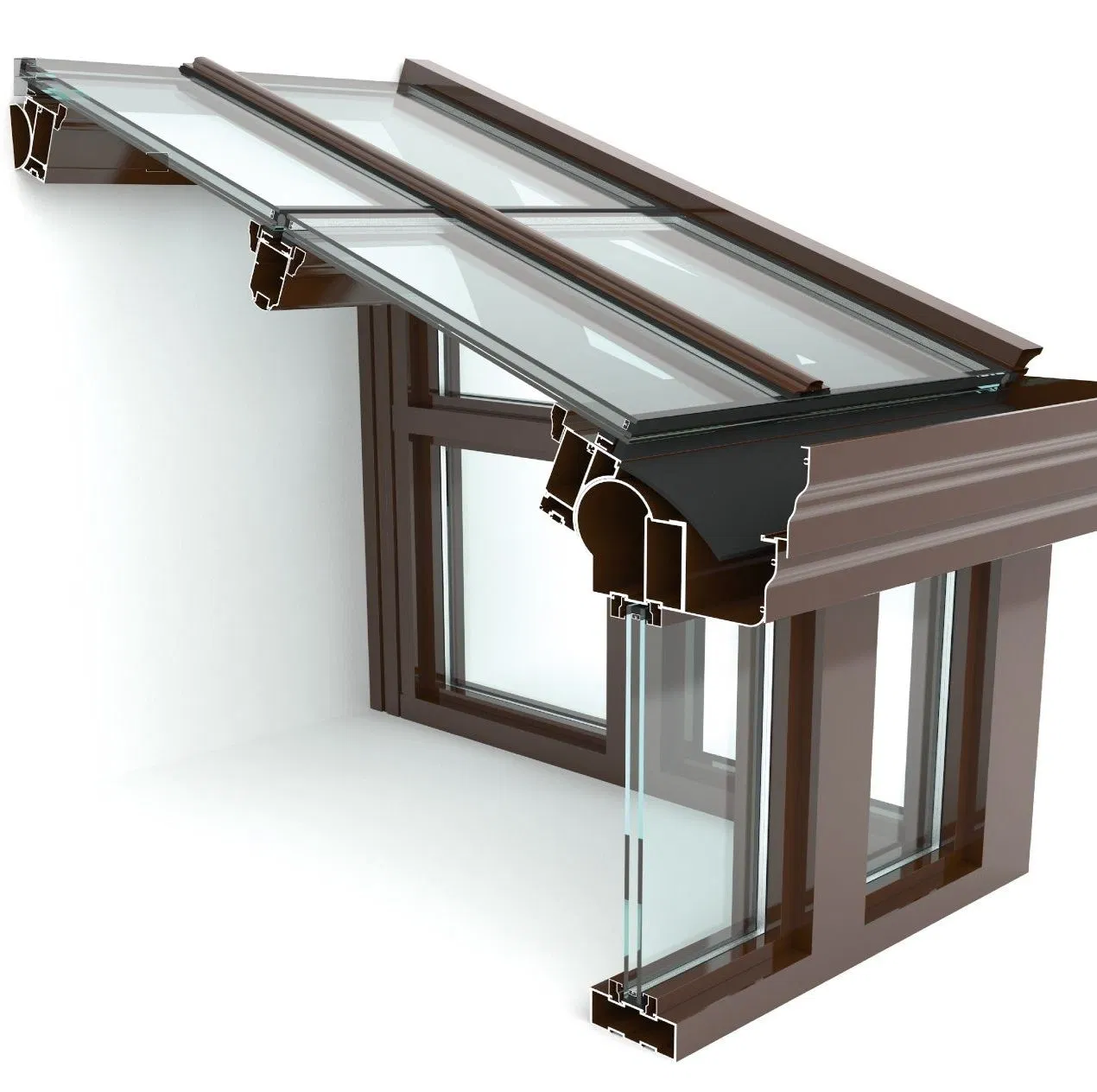 WG11 High-End Sunroom System, Multiple Roof Configurations, Thermal Insulation, Soundproofing