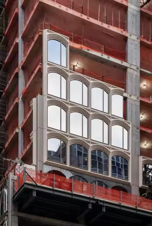 Premium Blue Reflective 8mm Safety Glass for Elevators