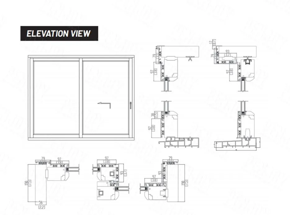 Lift Sliding Door View