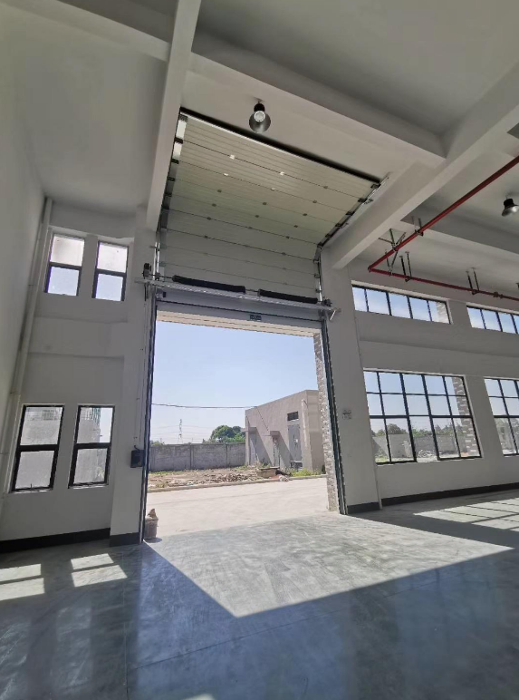 Electric Aluminum Alloy Sliding Roller Shutter Mechanical Industrial Insulated Overhead Sectional Door for Energy Efficiency